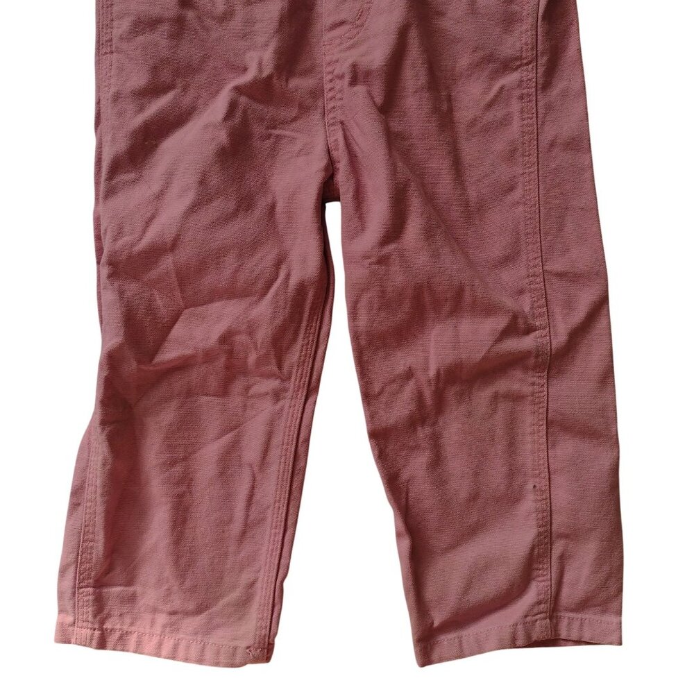 Carhartt Pink Toddler Overalls 3T w 3 Tees Outdoor Durable Workwear - Picture 3 of 13